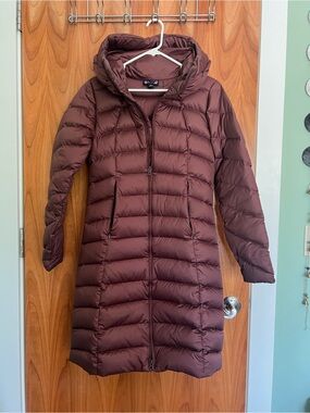 Patagonia ‘Downtown Parka’ Long Quilted Puffer Down Coat